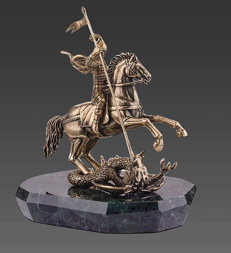 Статуэтка «Георгий Победоносец большой в шлеме» купить с доставкой Статуэтка «Георгий Победоносец большой в шлеме»