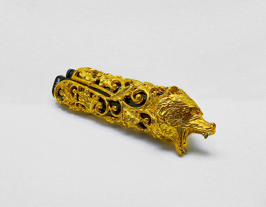 Чехол для зажигалки "Медведь" в золоте купить с доставкой Чехол для зажигалки "Медведь" в золоте